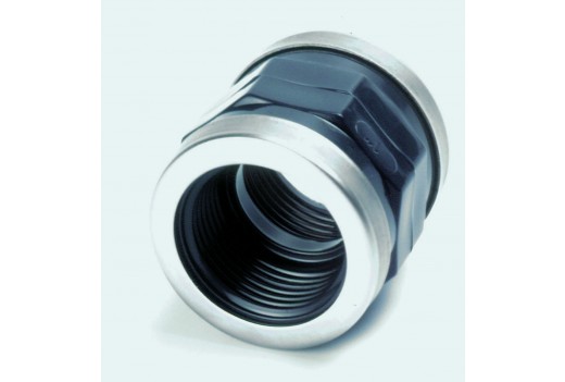 PVC-Muffe ½" mit VA-