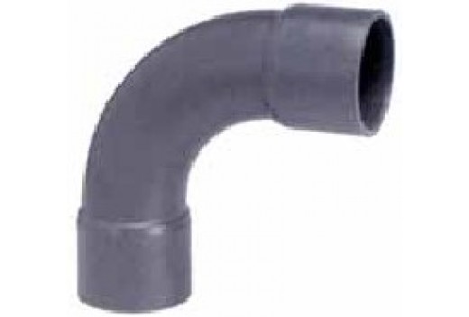PVC-Bogen 90 Grad mit bds.