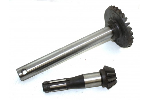Tellerrad mit Ritzelwelle