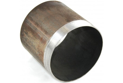 Rohrnippel, schwarz 6'' AG