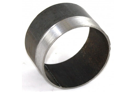 Rohrnippel, schwarz 4'' AG