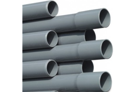 Meter PVC-Druckrohr mit es.