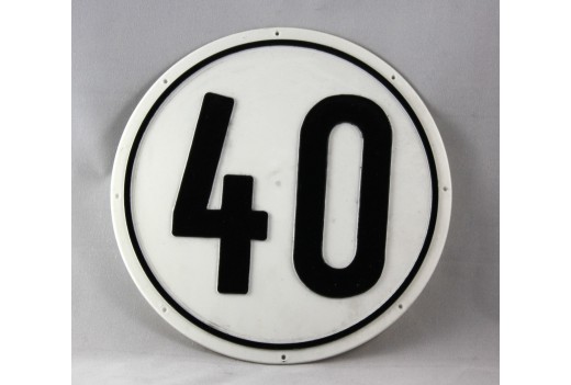 40 km - Geschwindigkeitsbe-