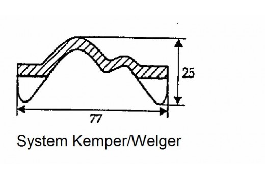 Kratzbodenleiste 1560 mm