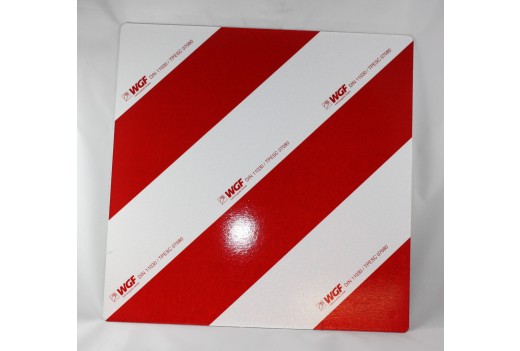 Warntafel beidseitig