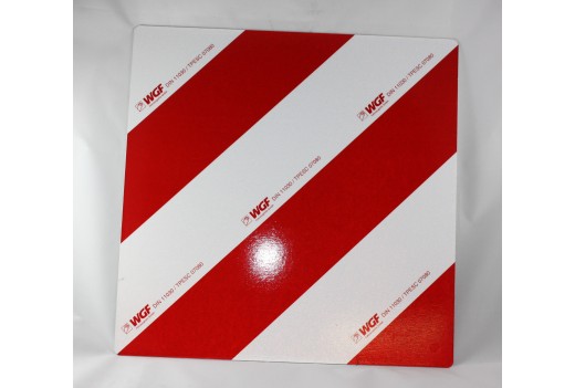 Warntafel beidseitig