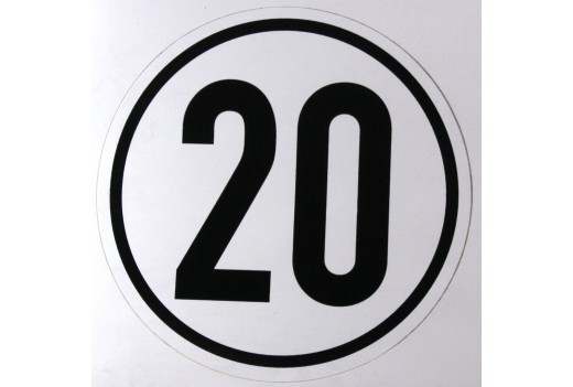 20 km - Geschwindigkeits-
