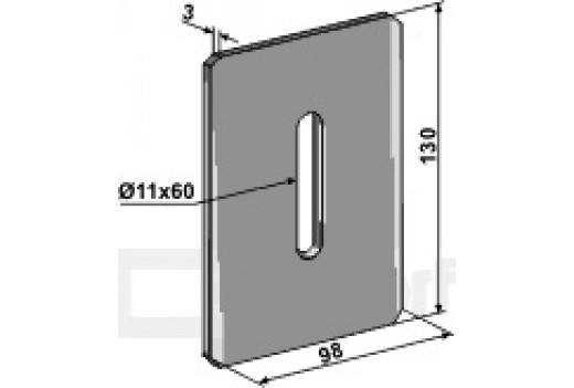 Abstreifer 130 x 98