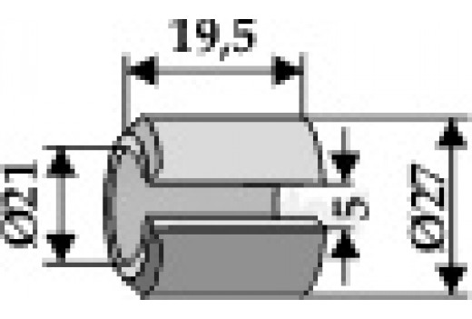 Spannbuchse 26 / 20 x 20 mm