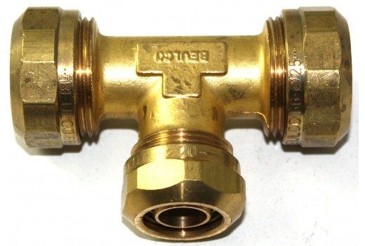 Beulco-MS-T-Stück 3/4x1/2x3/4