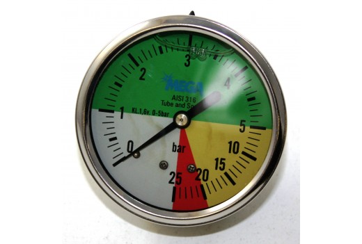 Manometer 0-25 bar