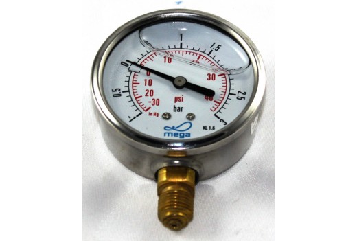 Vakuum-Manometer 63 mm d.