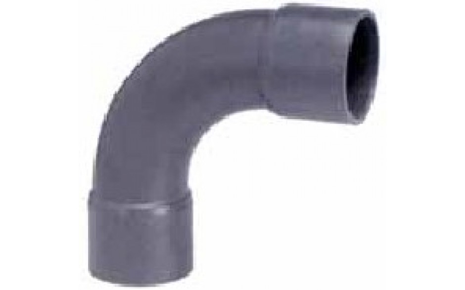 PVC-Bogen 90 Grad mit bds.