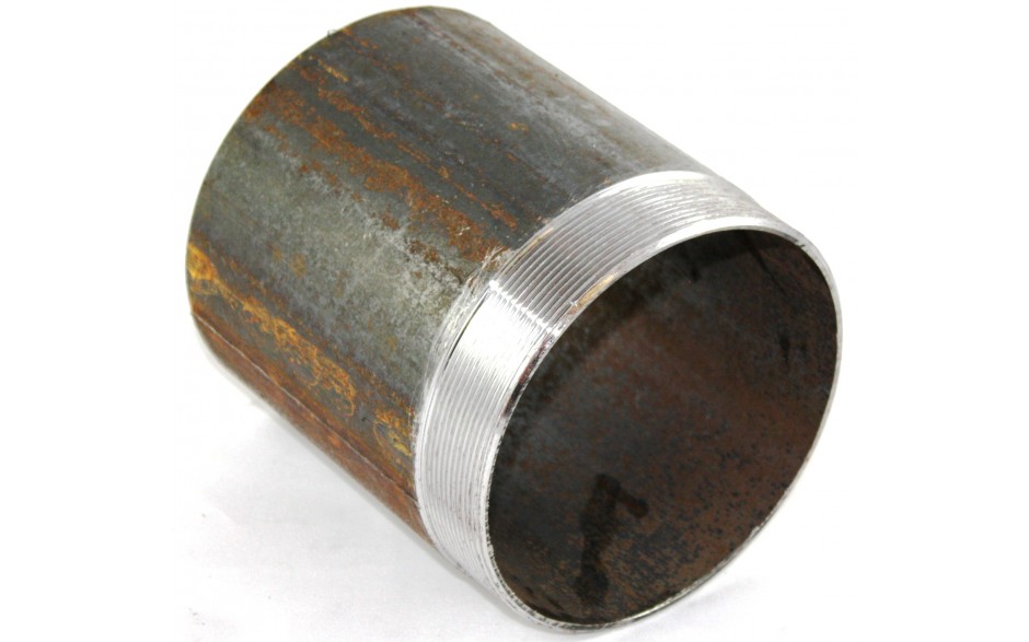 Rohrnippel, schwarz 5'' AG