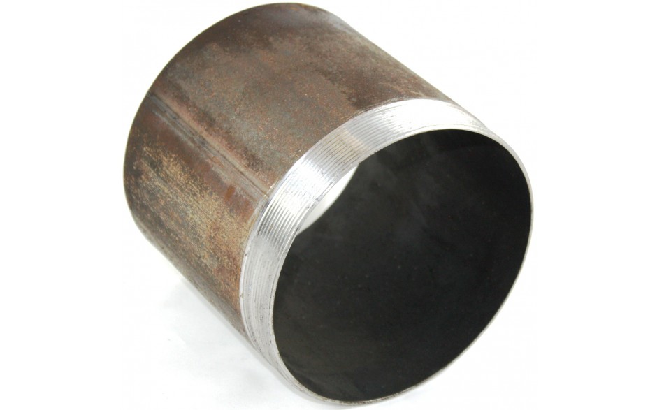 Rohrnippel, schwarz 6'' AG