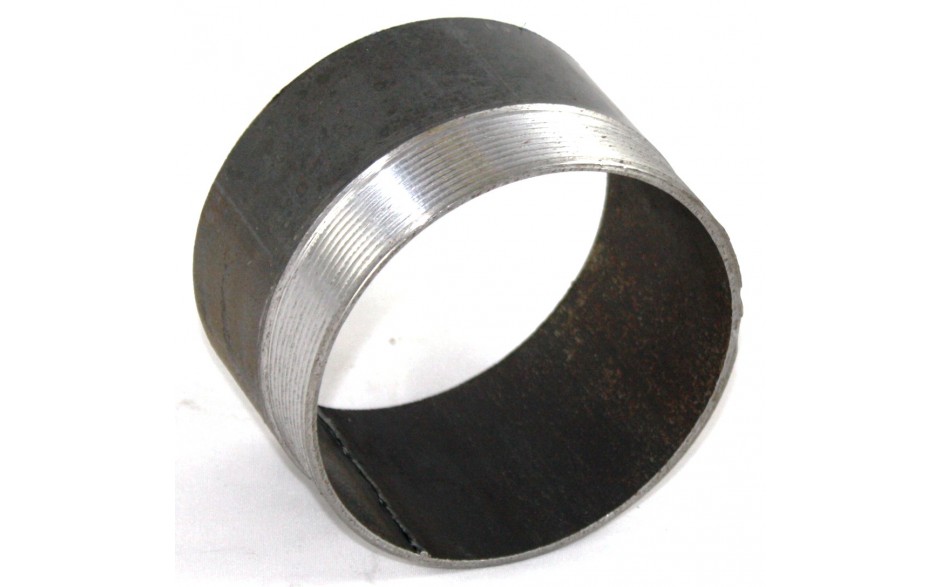 Rohrnippel, schwarz 4'' AG