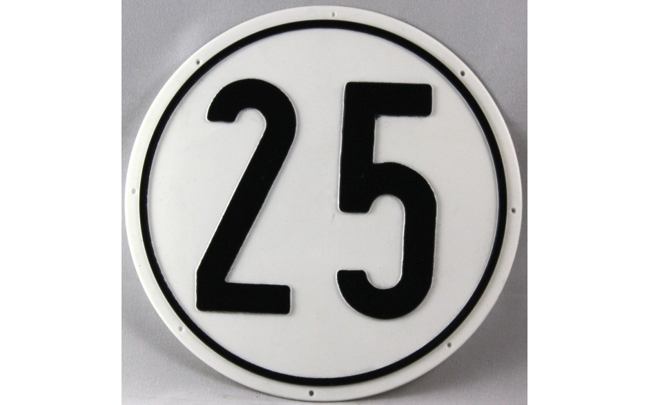 25 km - Geschwindigkeits-
