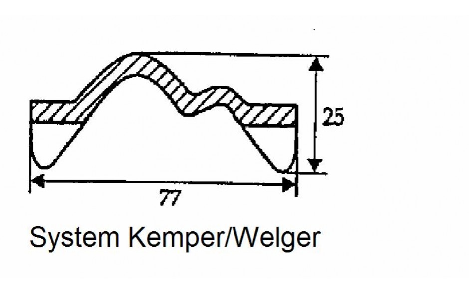 Kratzbodenleiste 1420 mm