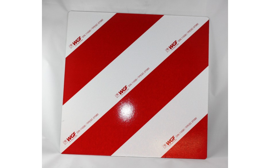Warntafel beidseitig