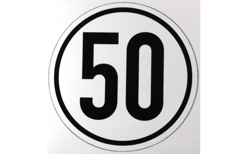 50 km - Geschwindigkeits-