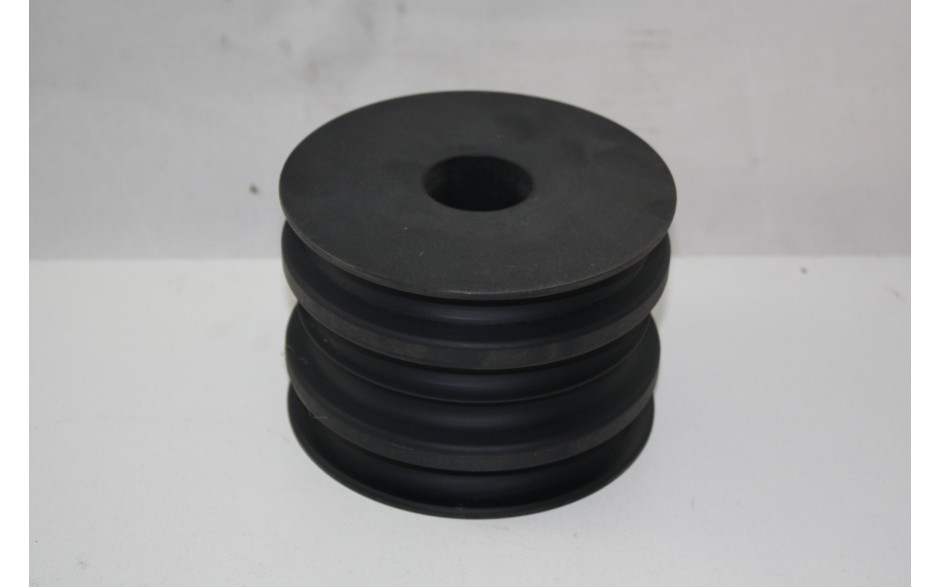 Seilblock, schwarz