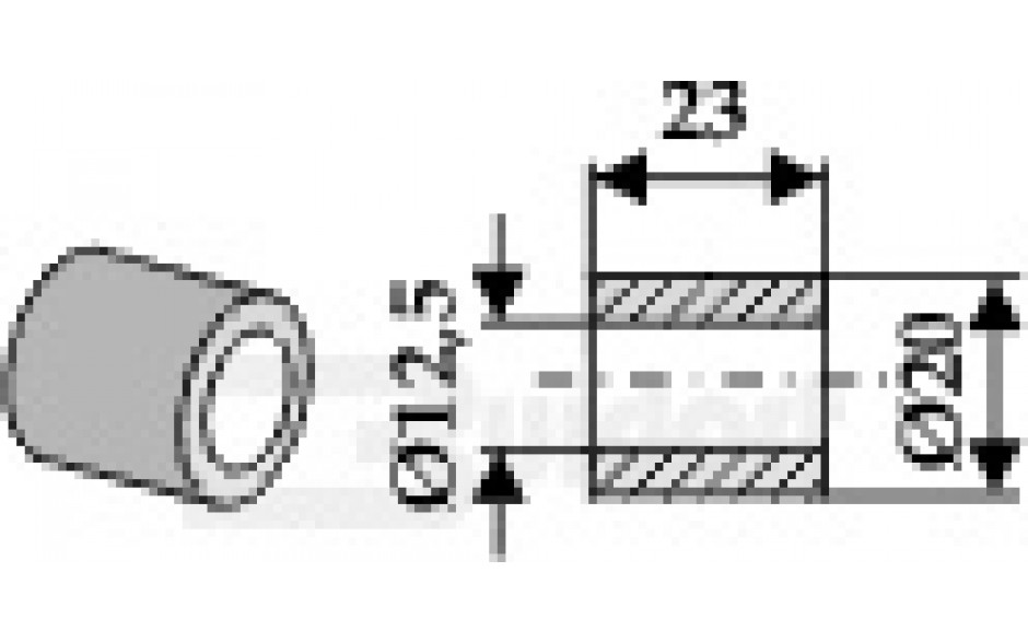 Buchse 23 x 20 x 3.5