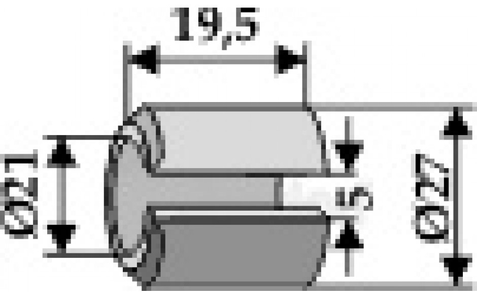Spannbuchse 26 / 20 x 20 mm