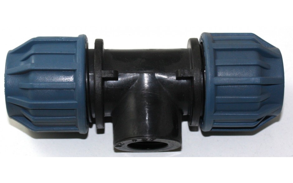 PE-T-Stück 20 x 1/2''ig