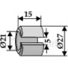 Spannbuchse 26 / 20 x 15 mm